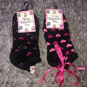 Vintage Y2K Valentine’s Day Ankle Socks, New,